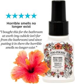 img 2 attached to 💩 Poo-Pourri Tropical Hibiscus Toilet Spray - 1.4 Ounce Bottle (2 Pack)