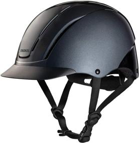 img 2 attached to 🐎 Troxel Spirit Smoke Small Riding Helmet (Size 6 1/2 - 6 7/8): Ultimate Safety Gear for Horseback Riding