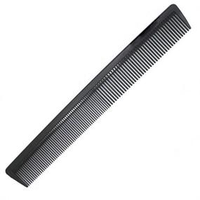 img 4 attached to Carbon Fiber Cutting Comb: Premium 8.3” Hair Dressing Comb for All Hair Types - Anti Static, Heat Resistant - Fine and Wide Teeth Hair Barber Comb