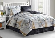 fairfield square collection reversible comforter logo