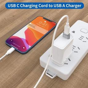 img 2 attached to 4-портовый адаптер USB C Female к USB Male, адаптер кабеля зарядки Type C к USB A - совместим с iPhone 13 12 11 Mini Pro Max, iPad 2020, Samsung Galaxy Note 10 S21 S20 Plus, Google Pixel 5 4A 3 XL