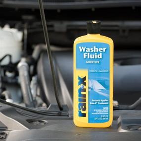 img 2 attached to Enhance Your Windshield Cleaning with Rain-X White RX11806D Washer Fluid Additive-16.9 fl. oz, 500. ml