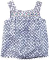 👚 carter's girls' woven fashion top 253g393: stylish and trendy apparel for fashion-forward girls logo