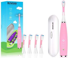 img 4 attached to Kivos Toothbrush Electric Rechargeable Waterproof