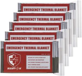 img 4 attached to 🏃 Waterproof Emergency Survival Blankets for Marathons: Occupational Health & Safety Products for Emergency Response Equipment