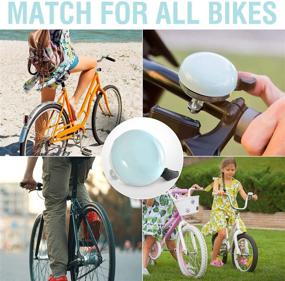 img 2 attached to MARQUE Beach Cruiser Bike Bell: Classic Design with Traditional Ring Sound for Adults and Kids