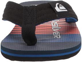 img 3 attached to Quiksilver Molokai Layback Flip Flop Little Boys' Shoes and Outdoor