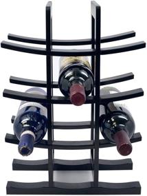 img 1 attached to Sorbus Bamboo Wine Rack Favorite