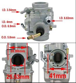 img 3 attached to 🔧 Улучшенный карбюратор TTR125 для Yamaha TTR 125 - 2000-2007, карбюратор для Yamaha TTR125 TTR125E TTR125L TTR125LE.