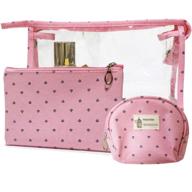 🎒 pink darolin cosmetic toiletry travel kit: ideal for kids on the go! logo