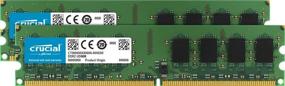 img 1 attached to Crucial 4GB Kit (2GBx2) DDR2 800MHz Unbuffered UDIMM - Reliable Desktop Memory CT2KIT25664AA800 / CT2CP25664AA800