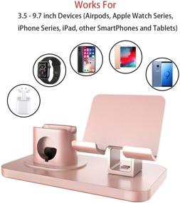 img 3 attached to Fingic 4 In 1 Charging Stand For Apple Watch (5/4/3/2/1)
