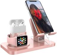 fingic 4 in 1 charging stand for apple watch (5/4/3/2/1) logo