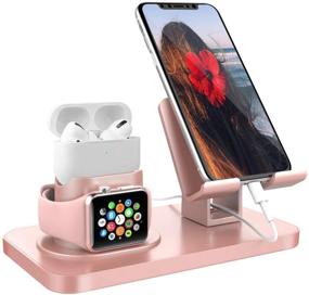 img 4 attached to Fingic 4 In 1 Charging Stand For Apple Watch (5/4/3/2/1)