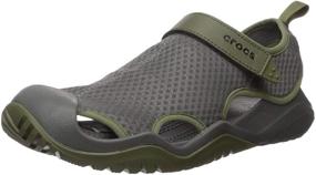 img 4 attached to Crocs Swiftwater Sandal Sport US Men's Shoes in Mules & Clogs