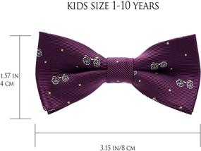img 3 attached to 👔 Belluno Pre-Tied Bow Ties: Adjustable Bow Tie Accessories for Boys in Children's Fashion