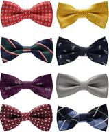👔 belluno pre-tied bow ties: adjustable bow tie accessories for boys in children's fashion logo