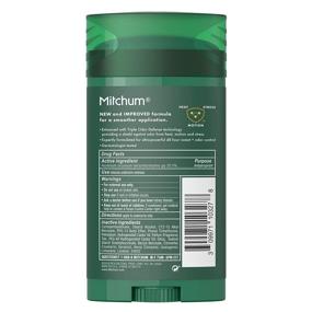 img 1 attached to 👨 Mitchum Men's Antiperspirant Deodorant Stick, Triple Odor Defense Invisible Solid, Long-Lasting 48 Hour Protection, Dermatologist Tested, Clean Control Scent, 2.7 oz