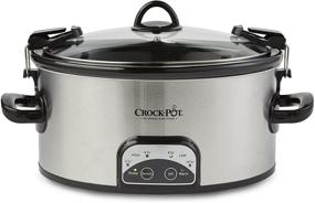 img 4 attached to 🥘 Crock-Pot SCCPVL605-S, 6 Quart Stainless Steel