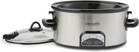 img 3 attached to 🥘 Crock-Pot SCCPVL605-S, 6 Quart Stainless Steel