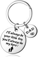 fathers gifts always little keychain logo