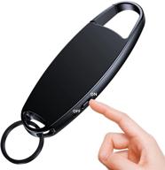 🎙️ powerful 64gb keychain voice recorder with 750 hours recording capacity and 25 hours battery time - perfect for meetings, lectures, interviews, and classes! logo