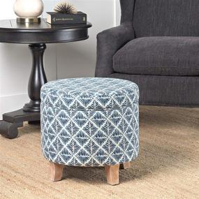 img 2 attached to Classics Round Storage Ottoman Flared