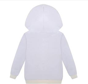 img 2 attached to OIYSVN Toddler Cartoon Sweatshirt Blue Kids 👕 120: Boys' Fashion Hoodies & Sweatshirts in Trendy Style