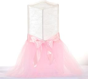 img 3 attached to 🎀 Add Elegance to Your Special Occasions with Originals Group Tulle Chair Tutu Skirt and Sash Bow Chair Covers – Baby Pink (1)