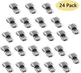 img 3 attached to 🔌 Kalolary 24 Pack Wire Connectors: 2 Pin T Tap, Quick Splice, Self-Stripping, Low Voltage Compact Connectors for 18-22AWG Wires