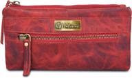 👛 versatile leather wallet for women - credit card holder, mobile phone pocket, handbag accessory logo