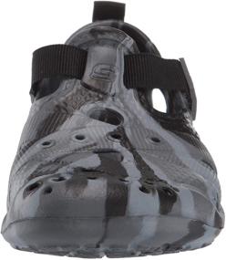 img 3 attached to Skechers Boys Sandal Charcoal Black Boys' Shoes