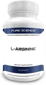 img 4 attached to 💪 Pure Science L-Arginine 1340mg - Nitric Oxide Booster: Enhance Heart Health and Muscle Gain with L-Citrulline and Essential Amino Acids - 60 Capsules