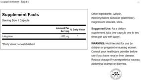 img 1 attached to 💪 Swanson Премиум бренд Супер сила L-Аргинин 850мг - Купить 2 бутылки, 90 капсул в каждой, лучшая цена!