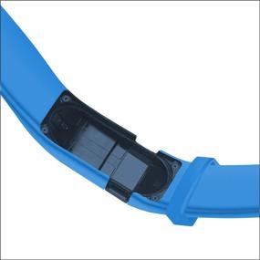 img 1 attached to 🔵 Sophili Bands Compatible for Charge HR, Silicone Replacement Wristband with Metal Buckle – Fitbit Charge HR / HR1 (Blue/S) Strap