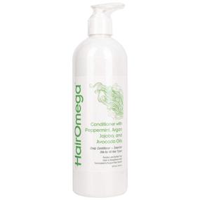 img 2 attached to 🌿 DrFormulas HairOmega Sulfate Free Conditioner - Deep Conditioning with Moroccan Argan, Jojoba, Avocado Oils - For Thin, Dry, Damaged Hair - Color Treated Hair Safe - 16 oz