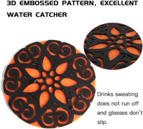 img 2 attached to Premium Oversized Housewarming Coasters Drinks Set - Stylish Protection for Tables and Furniture