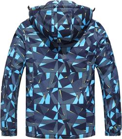 img 3 attached to ❄️ Wantdo Men's Waterproof Ski Jacket - Winter Mountain Snowboarding Coat with Fleece Lining, Outdoor Snow Snowboard Jackets & Windbreaker