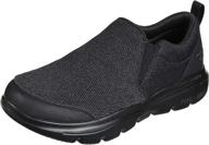 skechers evolution ultra impeccable black sneaker logo