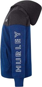 img 1 attached to Ultimate Protection: Hurley Boys Solar Zip Up Hoodie - Shielding Style for Active Boys