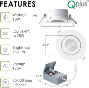 img 3 attached to ⚡️ Industrial Electrical QPLUS Airtight Recessed Lighting Downlight - Enhanced SEO