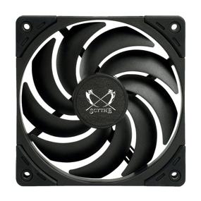 img 3 attached to 🌀 Scythe WS-120 Silent PC Fan, PWM 300-2400RPM, Optimized for Static Pressure