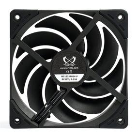img 2 attached to 🌀 Scythe WS-120 Silent PC Fan, PWM 300-2400RPM, Optimized for Static Pressure