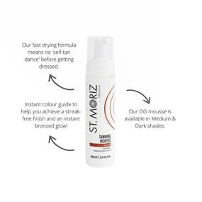 img 3 attached to 🌞 St Moriz Medium Self Tanning Mousse 200ml: Instant Sun-Kissed Glow