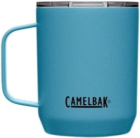 img 3 attached to Insulated Stainless Steel Camp Mug: CamelBak Horizon 12 oz - Tri-Mode Lid for Ultimate Versatility