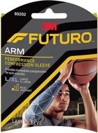🏋️ futuro sport performance compression arm sleeve, large/x-large - enhanced support for optimal performance logo