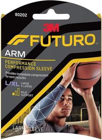 img 3 attached to 🏋️ Futuro Sport Performance Compression Arm Sleeve, Large/X-Large - Enhanced Support for Optimal Performance