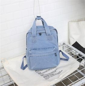 img 3 attached to 🎒 Vintage Backpack School Travel Rucksack Backpacks: The Perfect Casual Daypacks for All Your Adventures