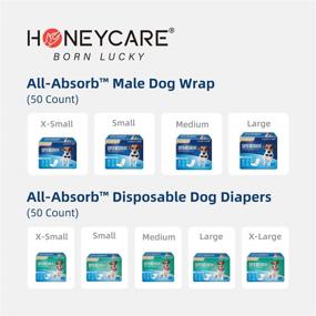 img 1 attached to 🐶 Small Disposable Female Dog Diapers by All-Absorb