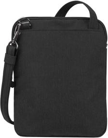 img 3 attached to Travelon Anti-Theft Metro Small Crossbody Bag - Black: Secure and Stylish Travel Companion